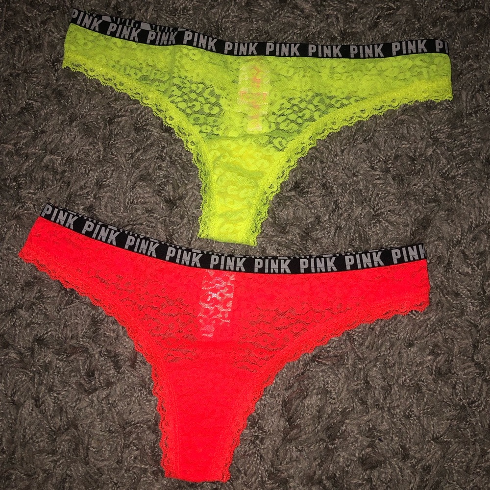 2015 Victoria’s Secret PINK Extra Low Rise Thong, Size L, New With Tags